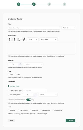 Sertifier x Thinkific Integration 8 thinkific integration credential details