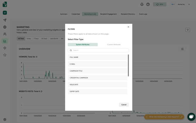 Marketing & Ads Filters