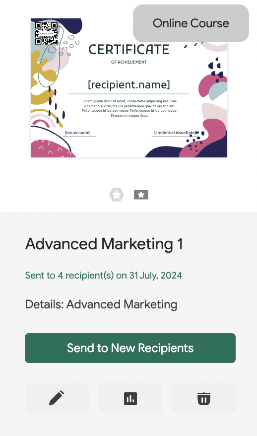 Advanced Marketing Course