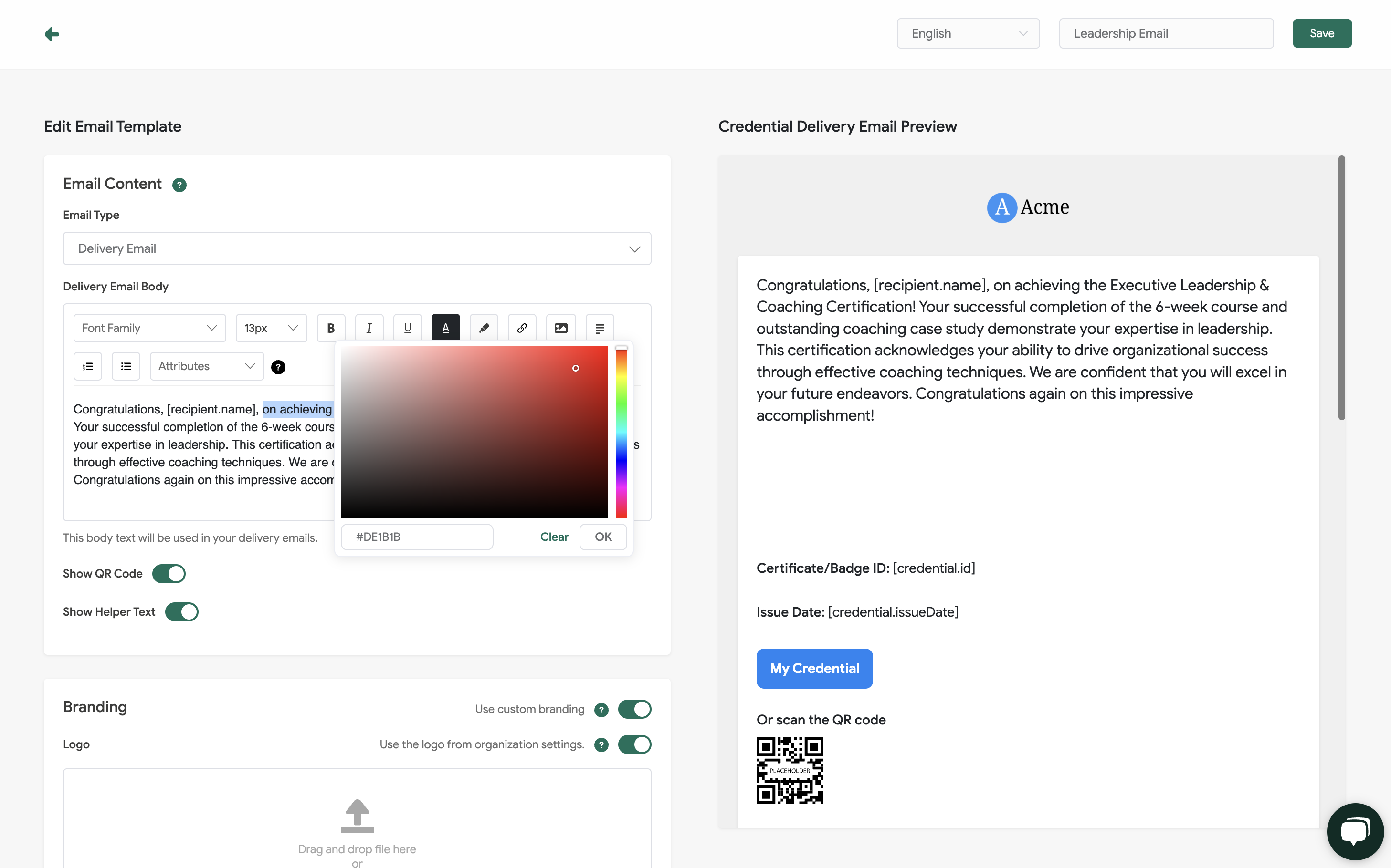 How to Change Text Color in an Email?