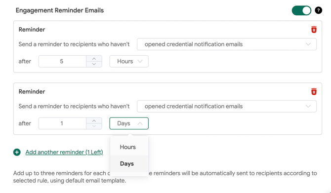 Engagement Reminder Emails