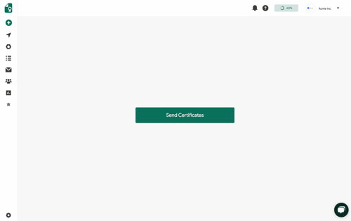 Send Certificates - Dashboard-1